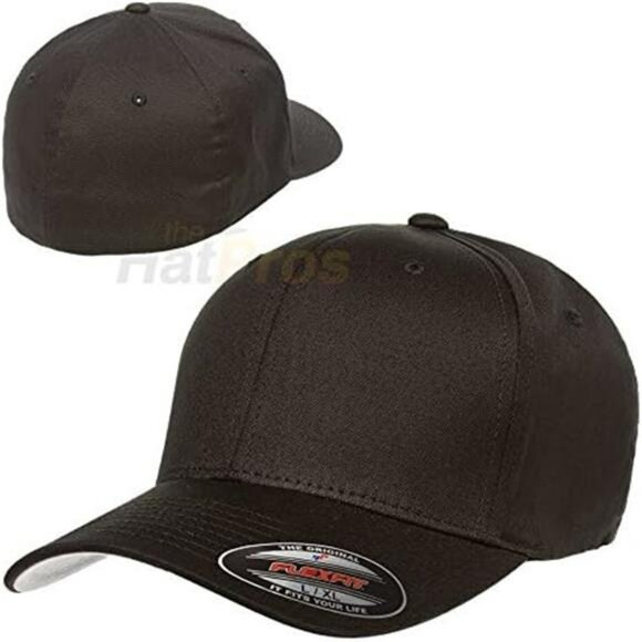 Fitted Baseball Cap Flexfit Hat for Men Women Cotton Stretch Athletic Style - Picture 4 of 5